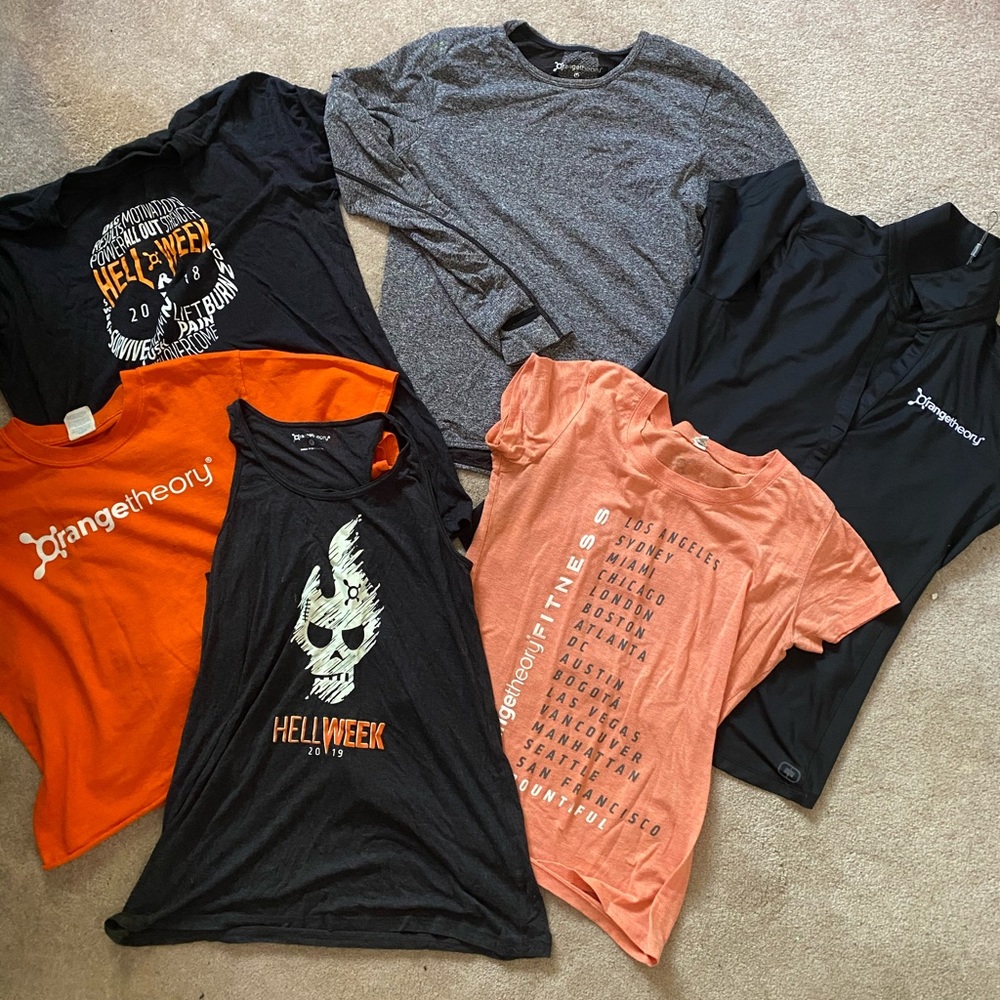 HUGE Orangetheory TEE/TANK LOT (mult. Sizes)